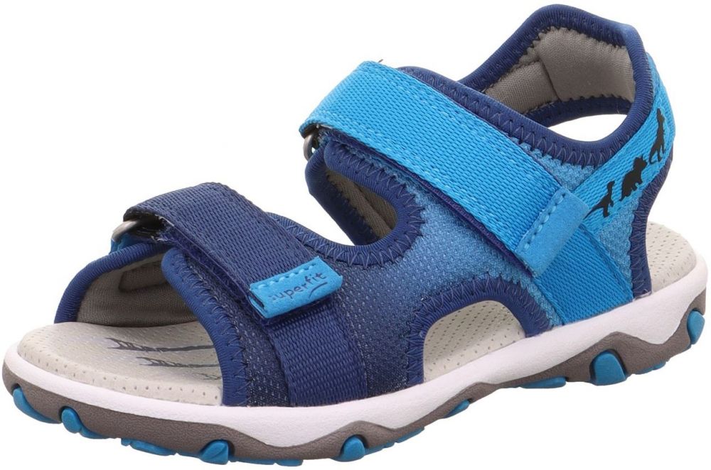 SUPERFIT Otvorená obuv 'MIKE 3.0'  azúrová / tmavomodrá