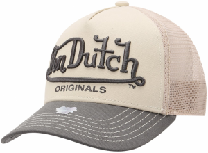 Von Dutch Originals Čiapka  béžová / sivá