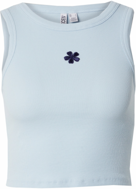 PIECES Top 'PCMIMI'  indigo / svetlomodrá