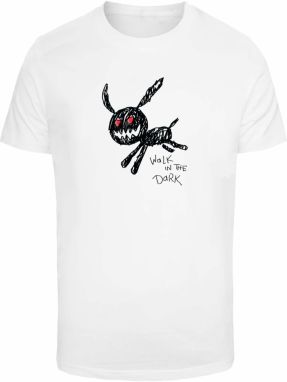 Mister Tee Tričko 'Walk In The Dark'  čierna / biela
