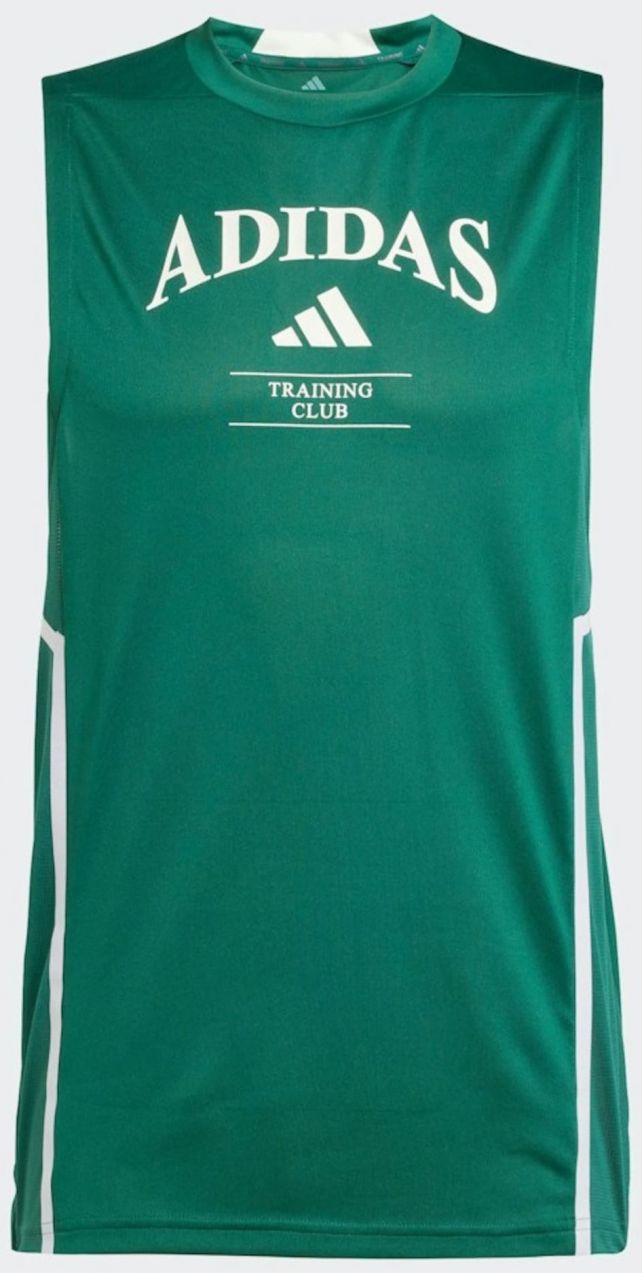 ADIDAS PERFORMANCE Funkčné tričko 'D4T HERITAGE'  zelená / biela