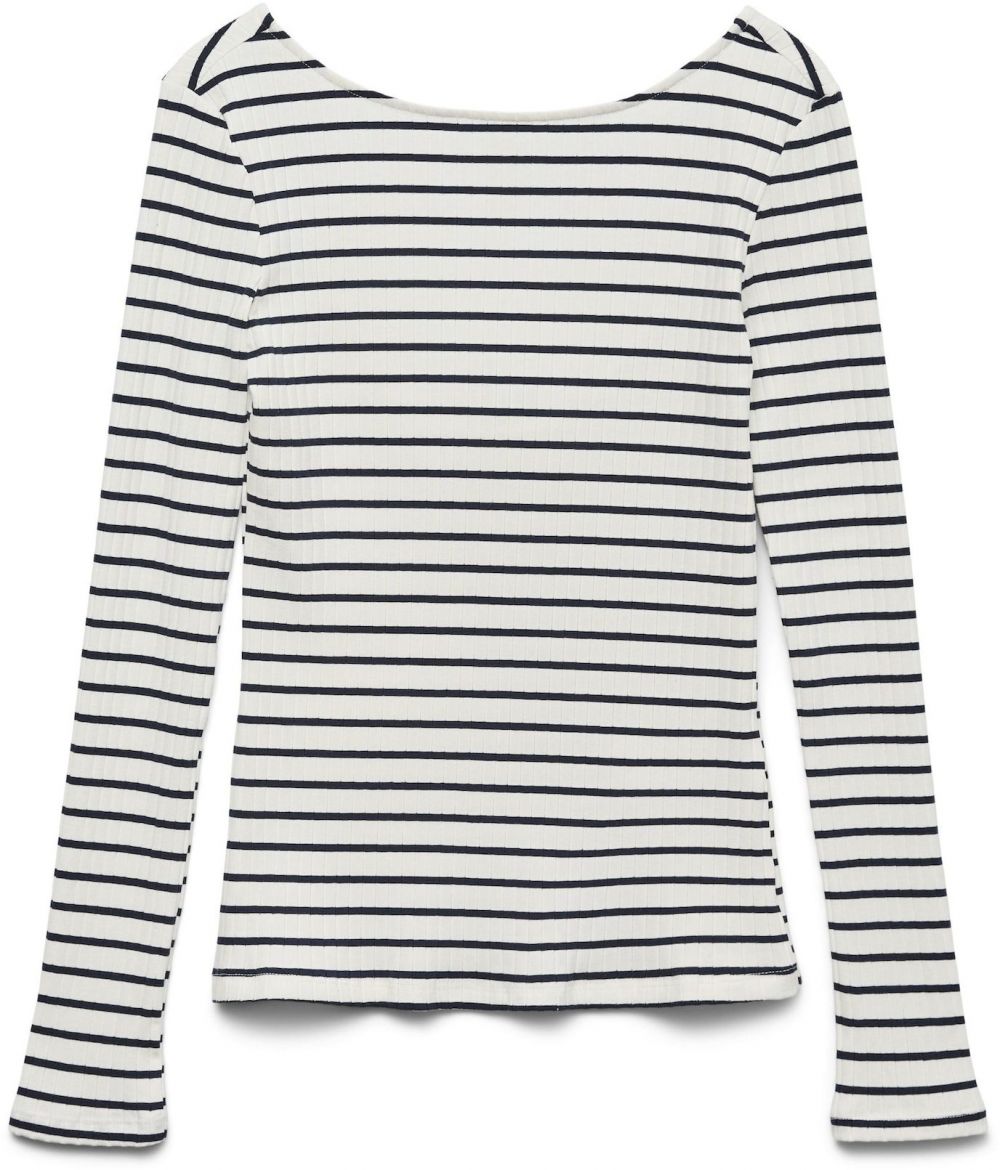 VERO MODA Tričko 'VMSea'  námornícka modrá / biela