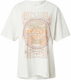 RIP CURL Funkčné tričko 'LUNA HERITAGE'  hnedá / tmavožltá / oranžová / biela
