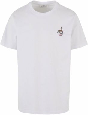 Mister Tee Tričko 'Peace Noodles'  žltá / tmavočervená / čierna / biela