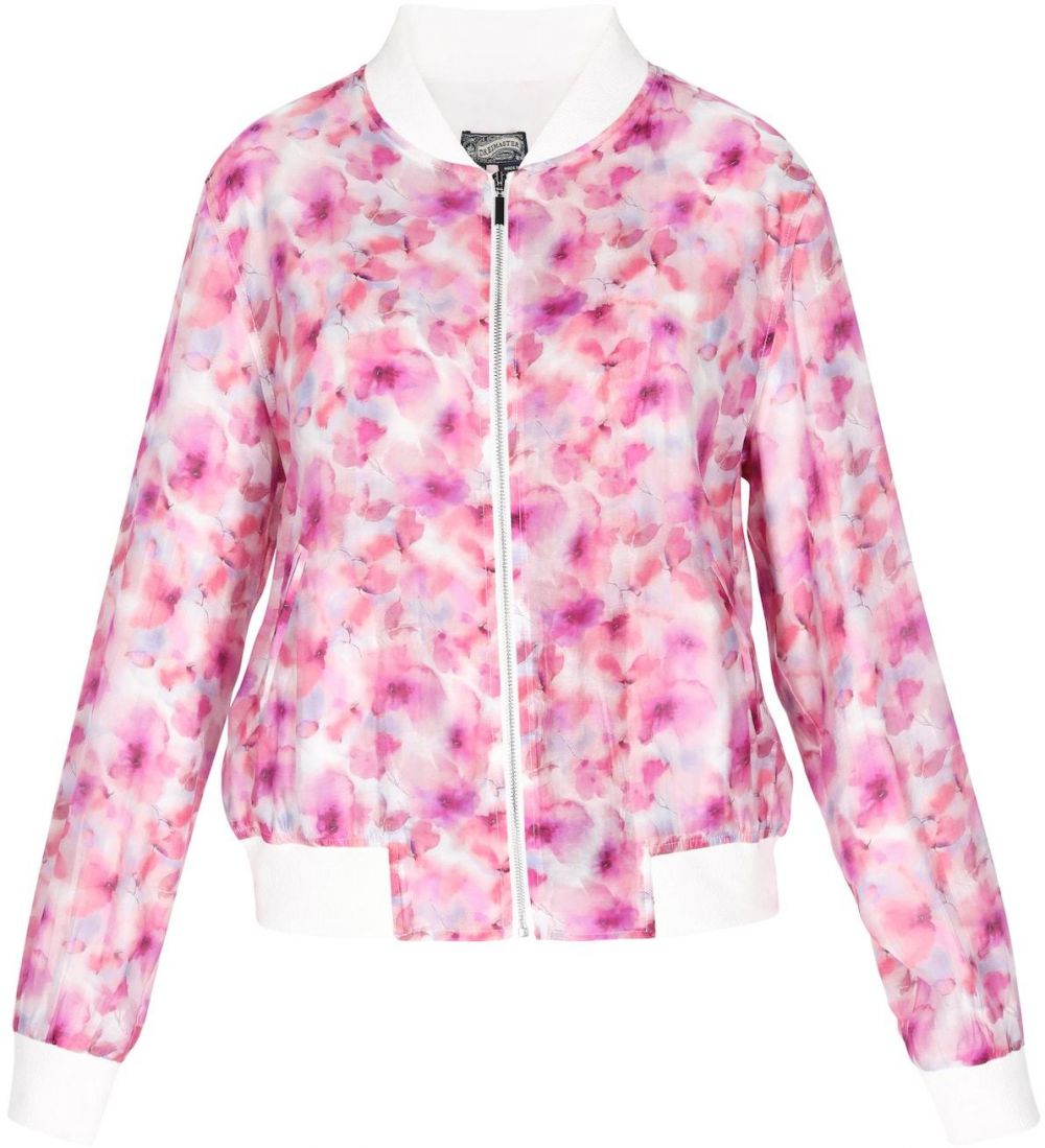 DreiMaster Vintage Prechodná bunda 'Fashion Look'  fuksia / ružová / pitaya / biela