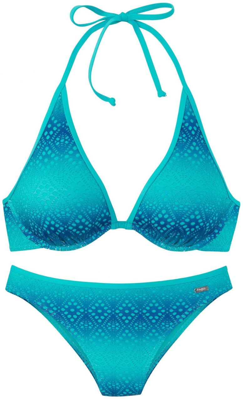 BUFFALO Bikiny  vodová / tmavomodrá