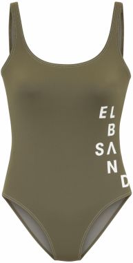 Elbsand Jednodielne plavky  olivová / biela