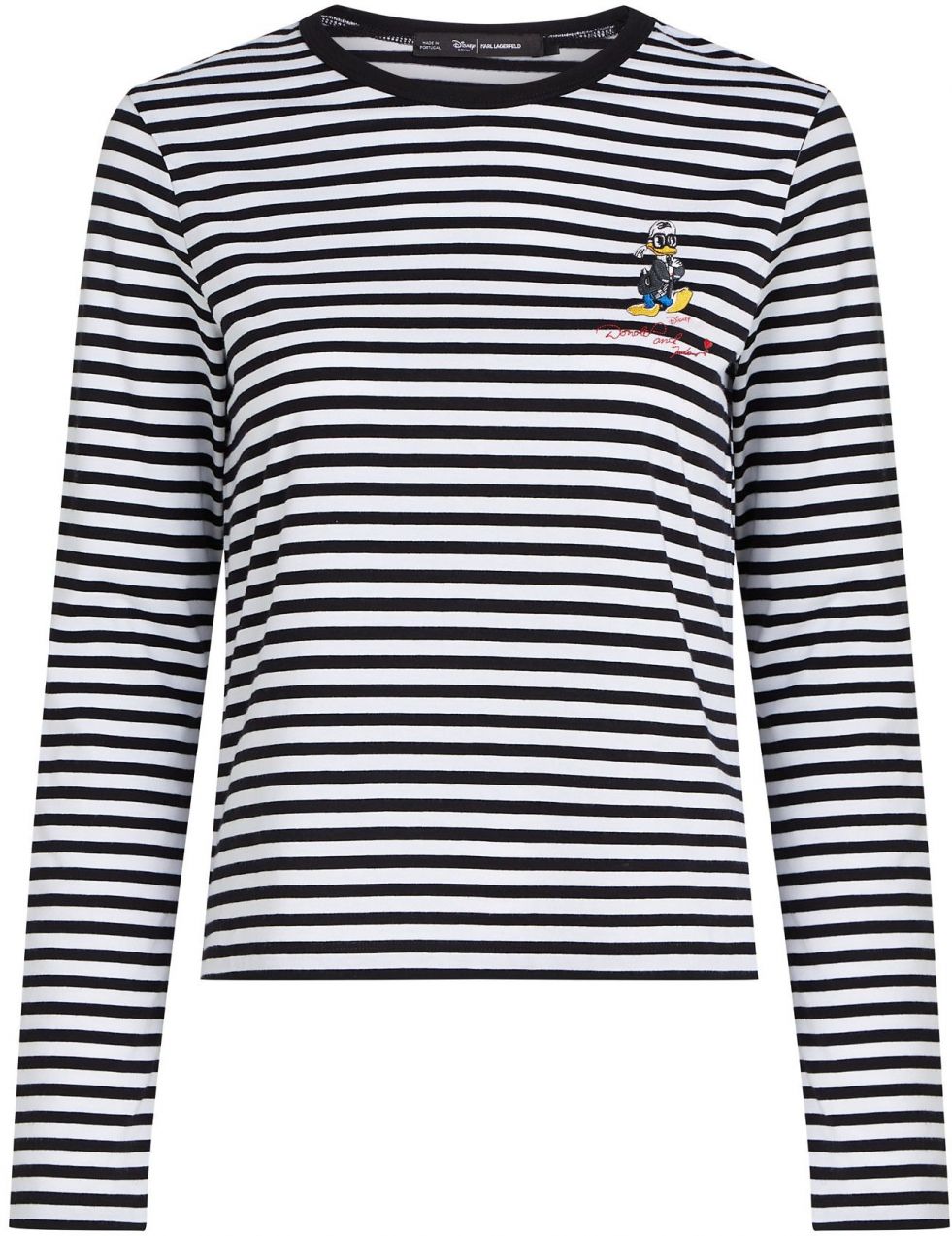 Karl Lagerfeld Tričko 'Disney X Karl Lagerfeld'  modrá / žltá / čierna / biela