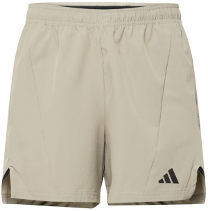 ADIDAS PERFORMANCE Funkčné tričko 'Designed For Training'  sivobéžová / čierna