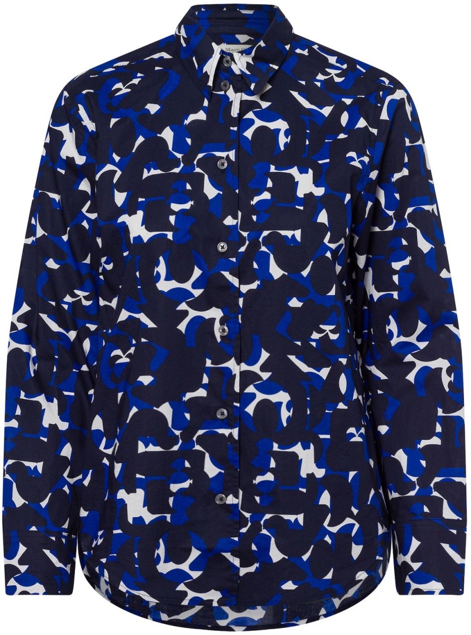 Marc O'Polo Blúzka  námornícka modrá / indigo / biela