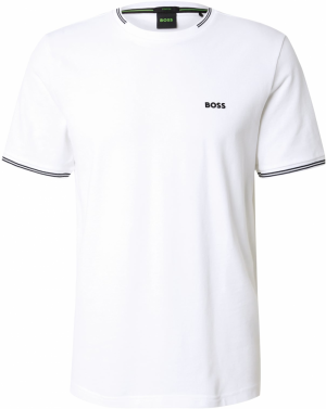 BOSS Tričko 'Taul'  čierna / biela