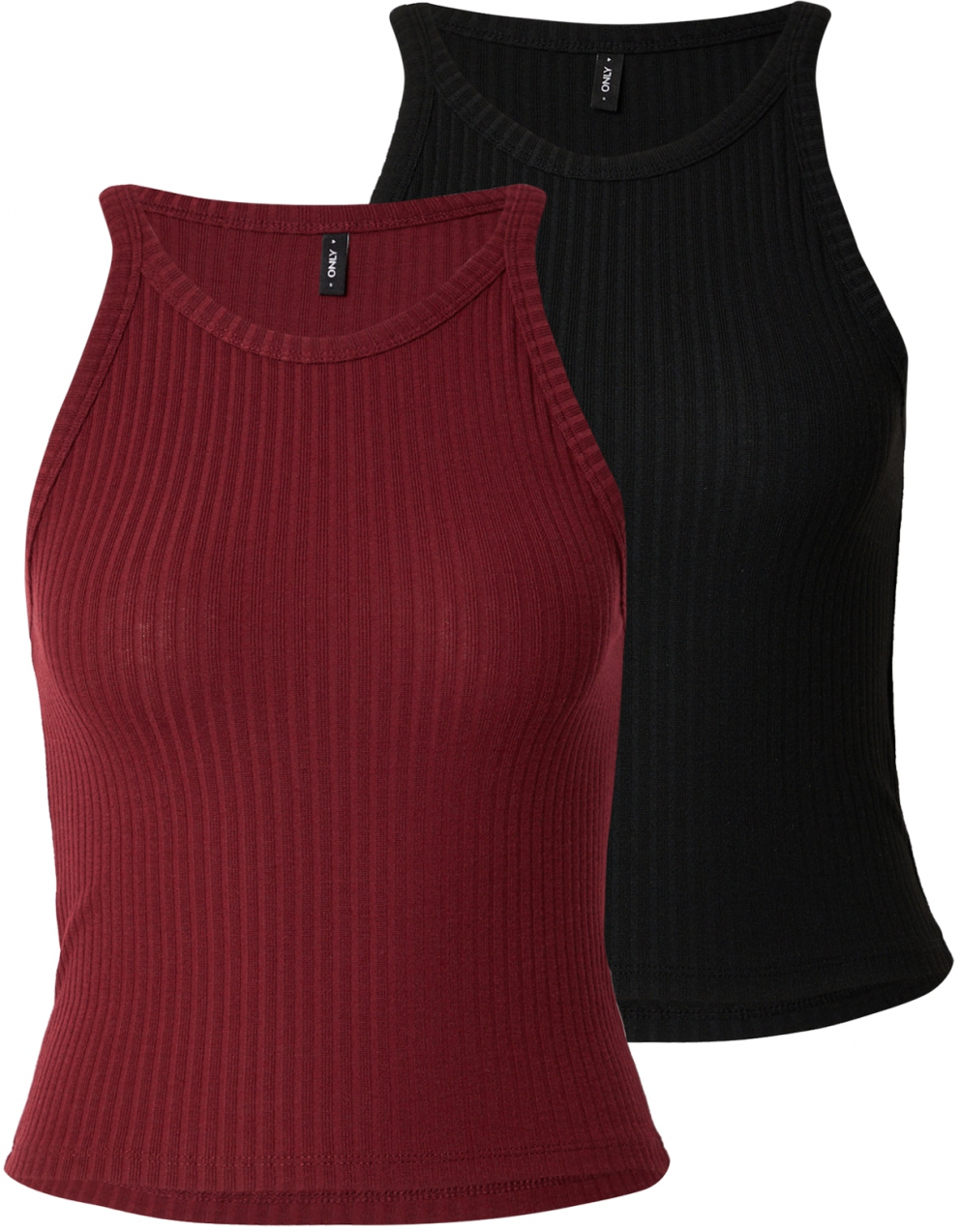 ONLY Top 'ONLEMMA'  vínovo červená / čierna