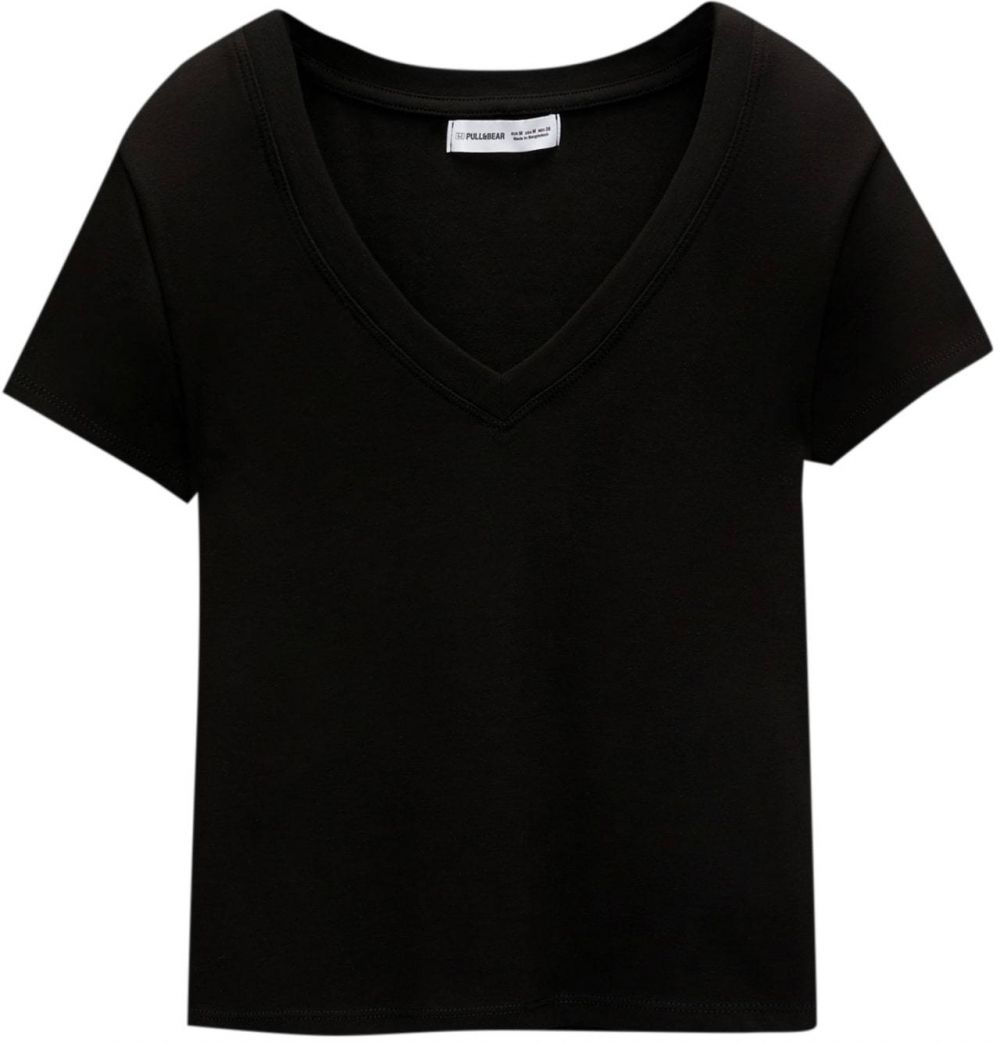 Pull&Bear Tričko  čierna