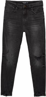 Pull&Bear Džínsy  čierny denim