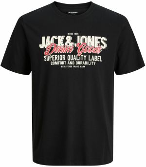 JACK & JONES Tričko  červená / čierna / biela