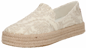 TOMS Espadrilky  svetlobéžová / biela