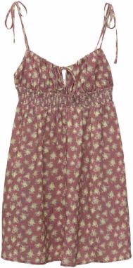 Pull&Bear Letné šaty  olivová / burgundská / biela