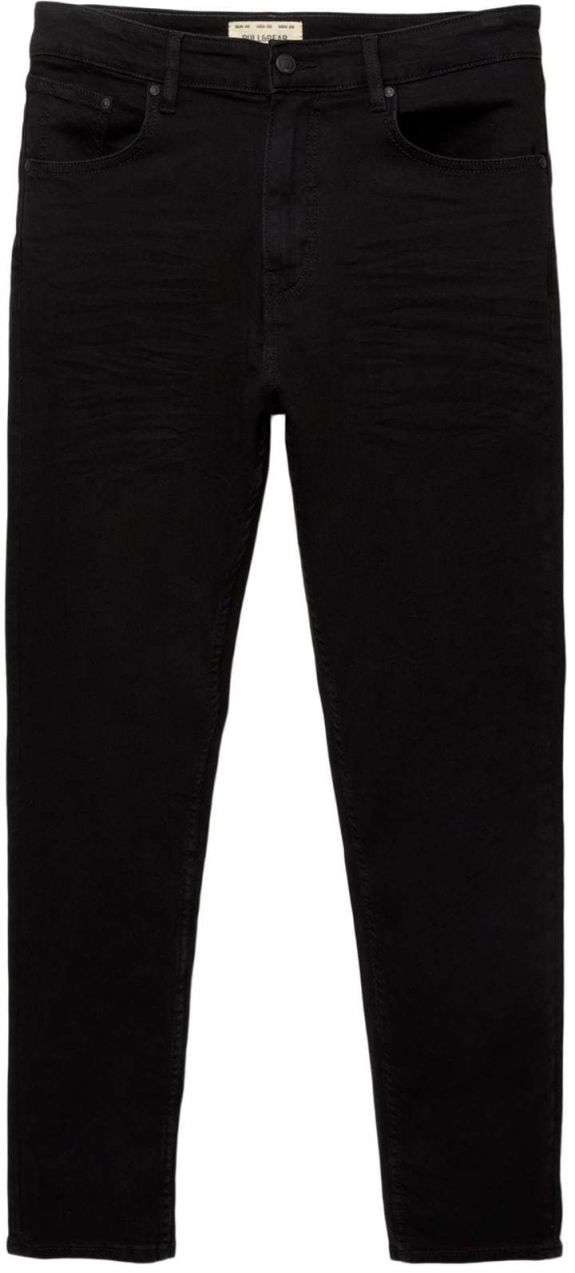 Pull&Bear Džínsy  čierny denim