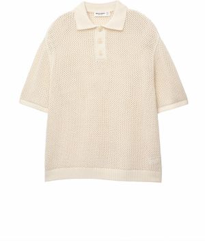 Pull&Bear Tričko  biela ako vlna