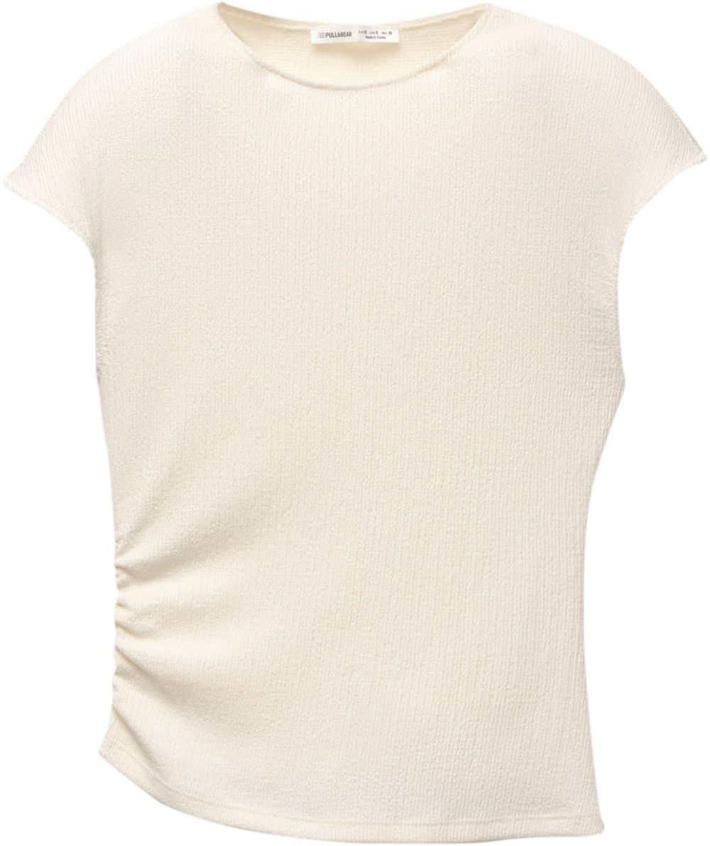 Pull&Bear Tričko  svetlobéžová