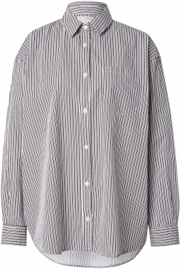 LTB Blúzka 'Poneti'  čierna / biela