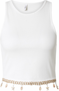 ONLY Top 'ONLSHELLY'  béžová / biela