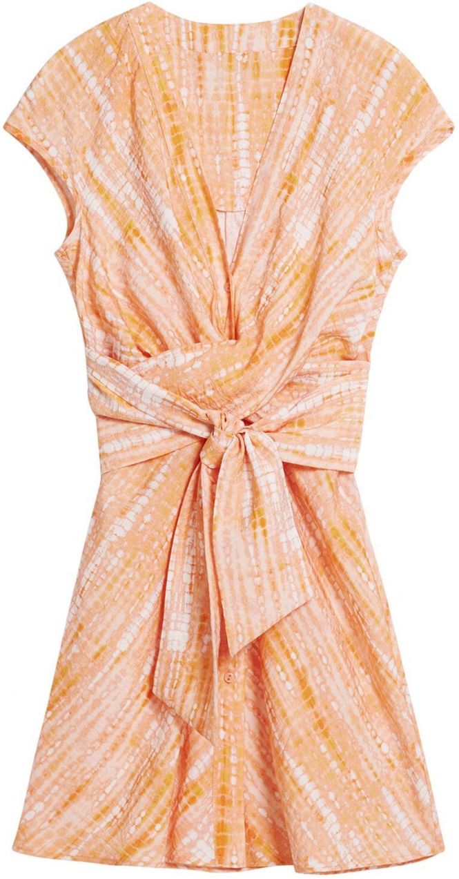Desigual Košeľové šaty  krémová / oranžová