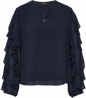 s.Oliver BLACK LABEL Blúzka  tmavomodrá