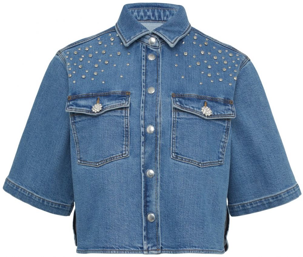 s.Oliver BLACK LABEL Blúzka  modrá denim