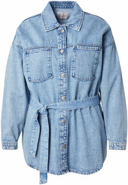 ONLY Carmakoma Prechodná bunda 'CARSophia'  modrá denim