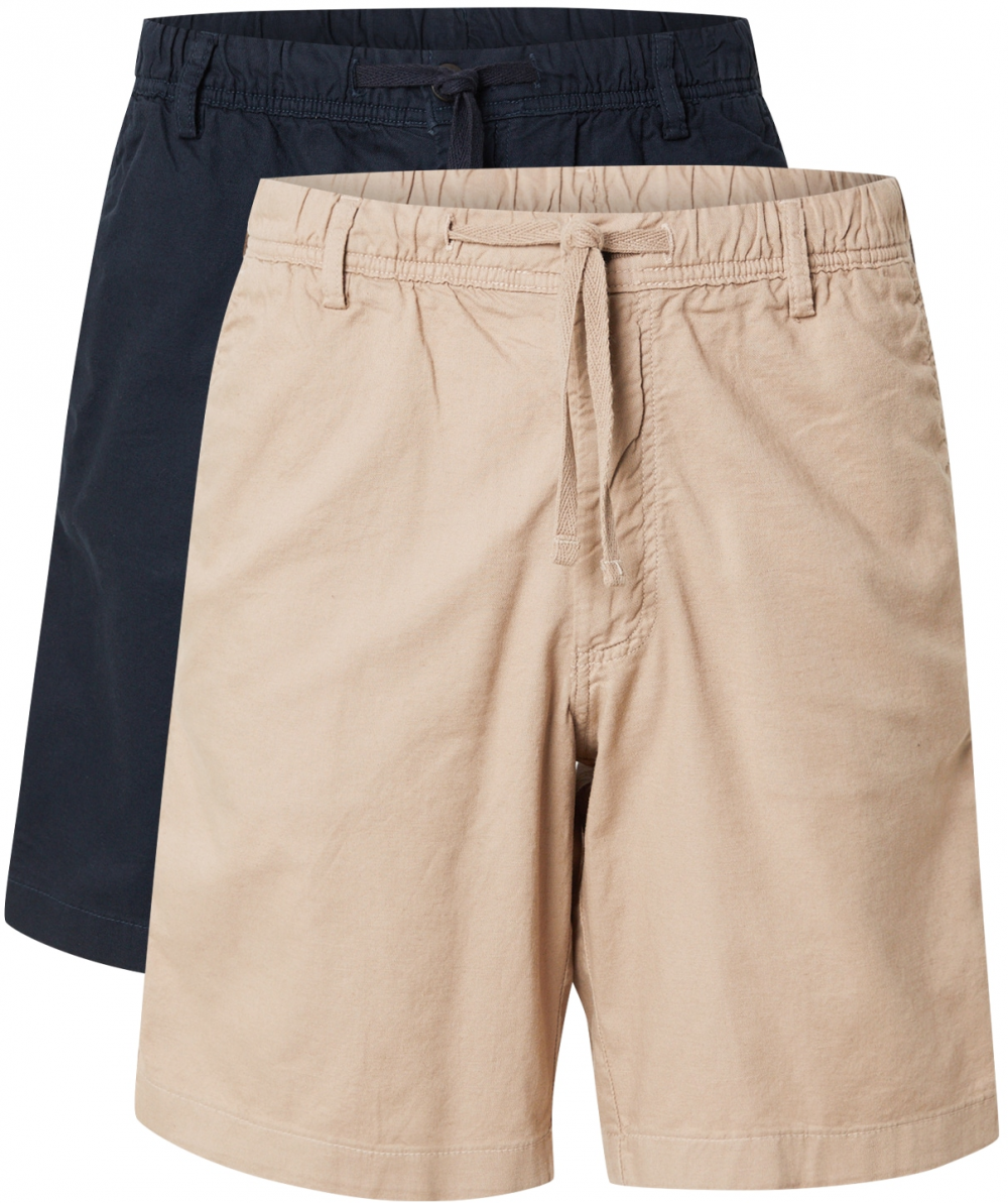 JACK & JONES Chino nohavice 'JPSTJaiden'  béžová / námornícka modrá