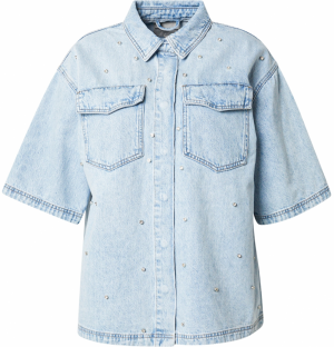 ONLY Carmakoma Blúzka  modrá denim