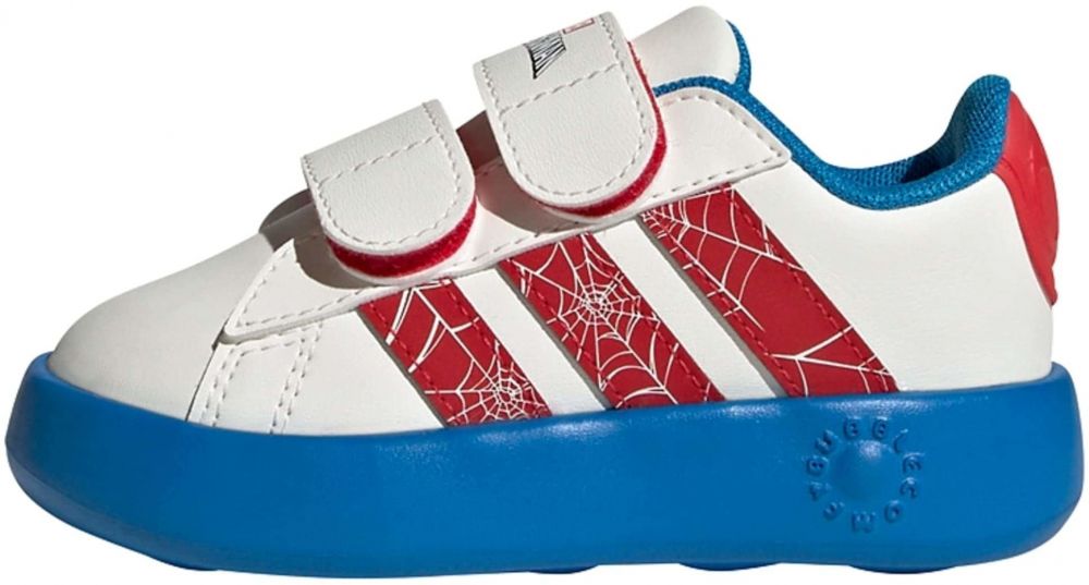 ADIDAS SPORTSWEAR Tenisky 'Adidas x Marvel Spider-Man Grand Court'  modrá / rubínová / biela