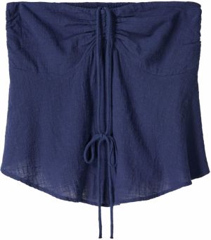 Bershka Top  tmavomodrá
