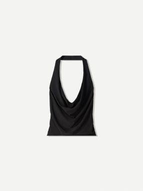 Bershka Top  čierna