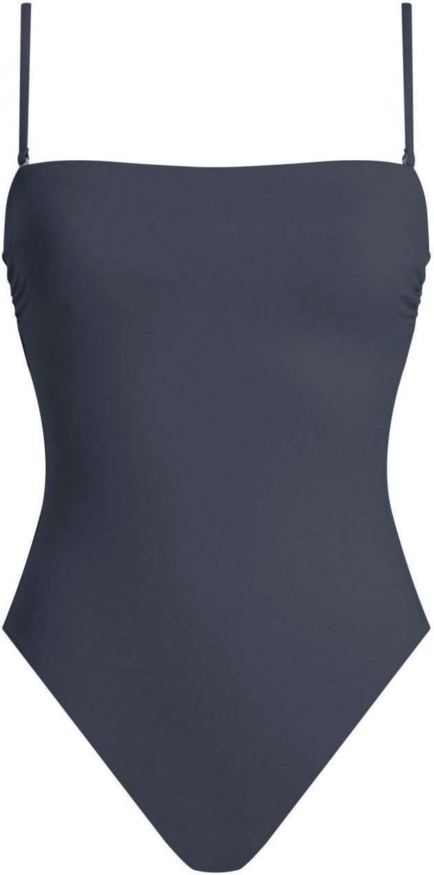 Calvin Klein Swimwear Jednodielne plavky  tmavosivá