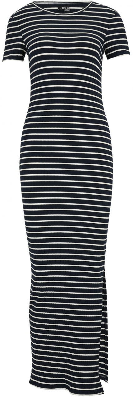 Vero Moda Tall Šaty 'VMSEA'  námornícka modrá / biela