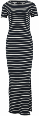 Vero Moda Tall Šaty 'VMSEA'  námornícka modrá / biela