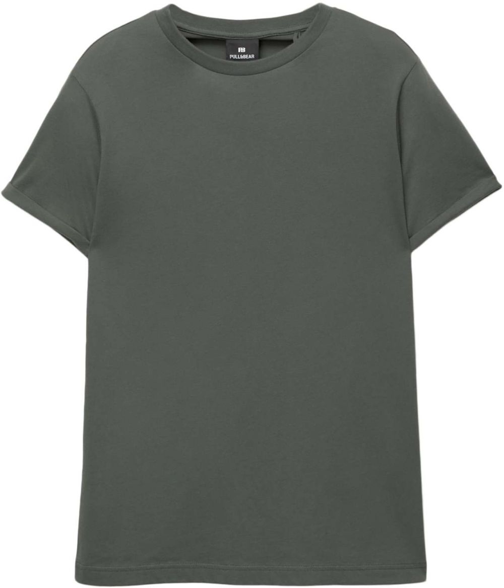 Pull&Bear Tričko  tmavozelená