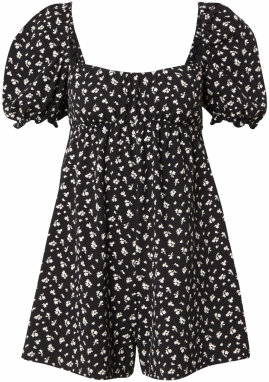 Miss Selfridge Overal  čierna / biela