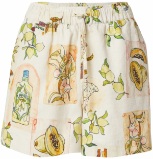TOPSHOP Nohavice  nebielená / limetková / zelená / pastelovo oranžová
