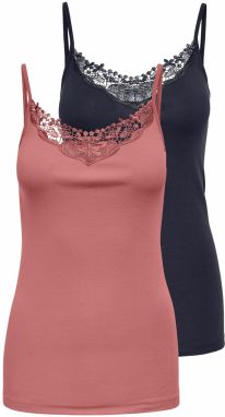 Only Petite Top 'ONLKIRA'  tmavomodrá / staroružová