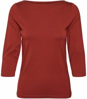 Vero Moda Petite Tričko 'VMPANDA'  tmavočervená