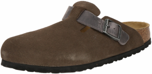 BIRKENSTOCK Šľapky 'Boston'  tmavosivá