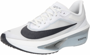 NIKE Bežecká obuv 'Zoom Fly 6'  svetlosivá / čierna / biela