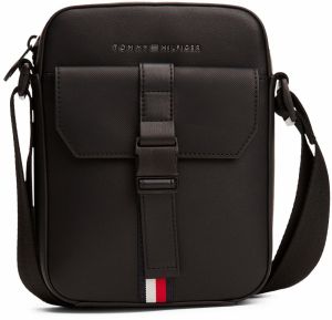 TOMMY HILFIGER Taška cez rameno 'FOUNDATION'  čierna