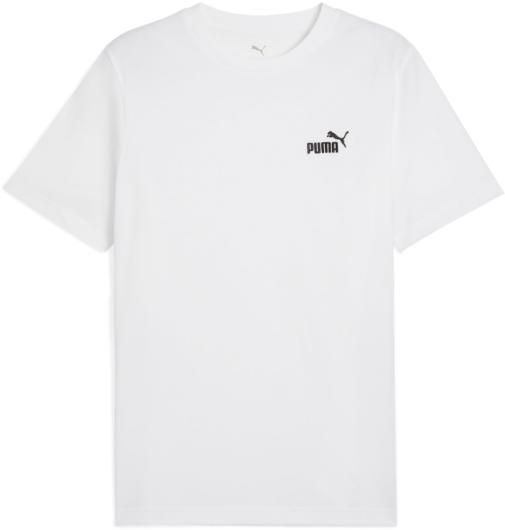 PUMA Funkčné tričko 'ESS No. 1'  čierna / biela