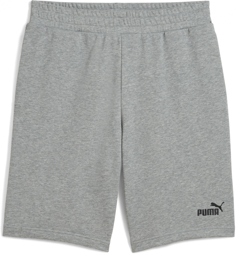 PUMA Športové nohavice 'ESS No. 1'  sivá melírovaná / čierna