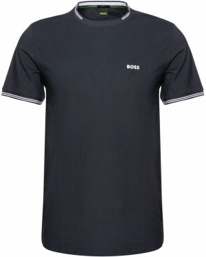 BOSS Tričko 'Taul'  námornícka modrá / biela