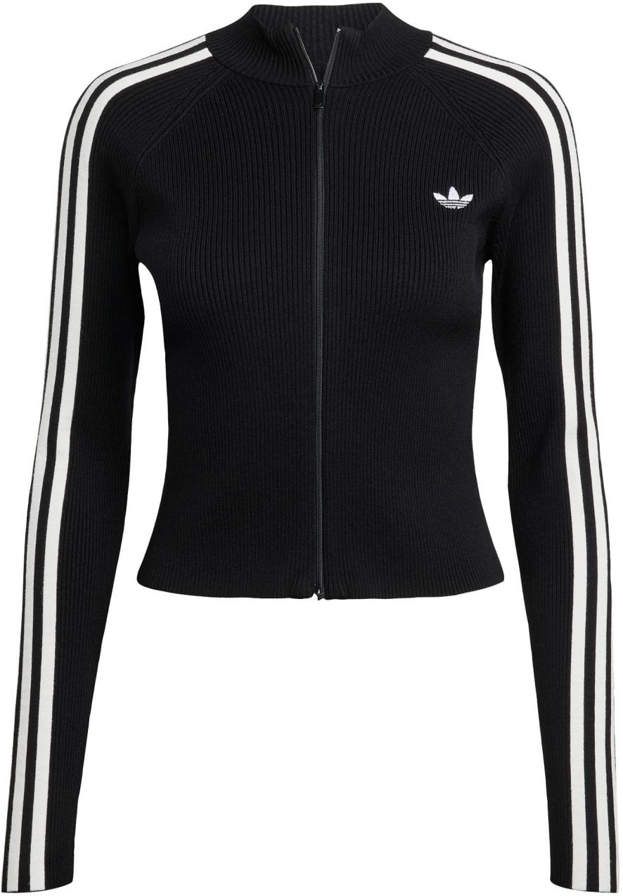 ADIDAS ORIGINALS Kardigán 'Adicolor'  čierna / biela